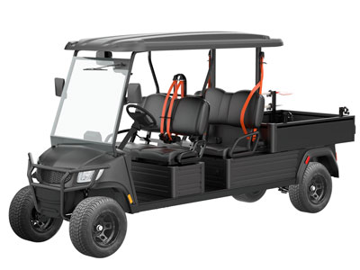 FUSION UTILITY 4 MEDIUM BED ELECTRIC CART